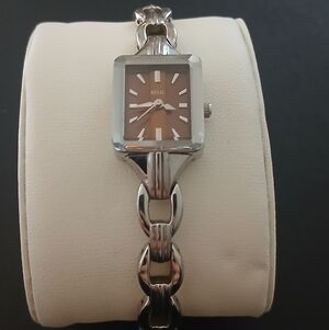 Relic Ladies Stainless Steel Quartz Watch Square Face VINTAGE